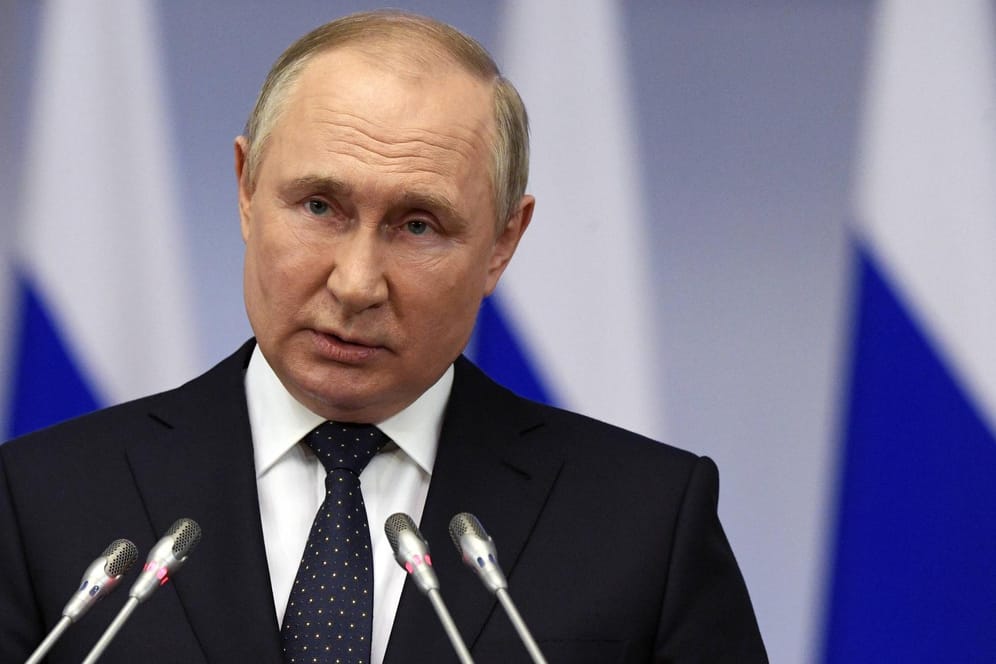 Wladimir Putin, Präsident Russlands: Er gratulierte den Separatisten zum "Tag des Sieges".
