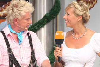 Armin Roßmeier und Andrea Kiewel: Er tritt seit Jahren als Koch im "Fernsehgarten" in Erscheinung.