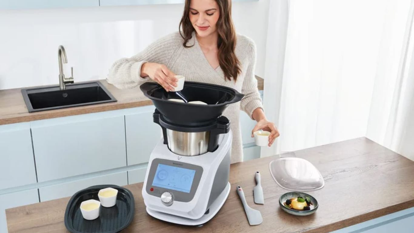 Thermomix-Alternative im Angebot: Bei Lidl erhalten Sie die beliebte Silvercrest-Küchenmaschine Monsieur Cuisine Connect jetzt noch günstiger.