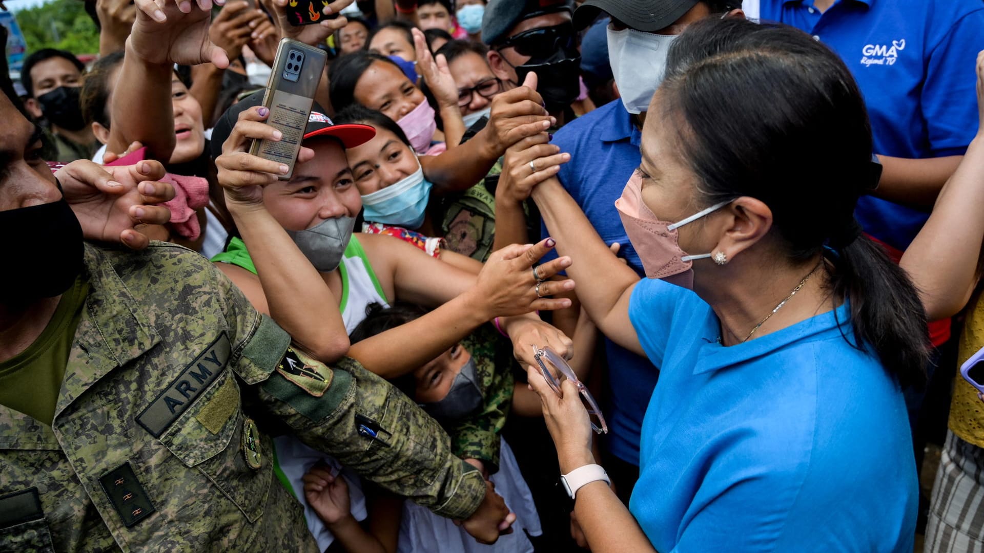 Leni Robredo, Vizepräsidentin auf den Philippinen: Ihr werden gute Chancen auf einen Wahlsieg zugerechnet.