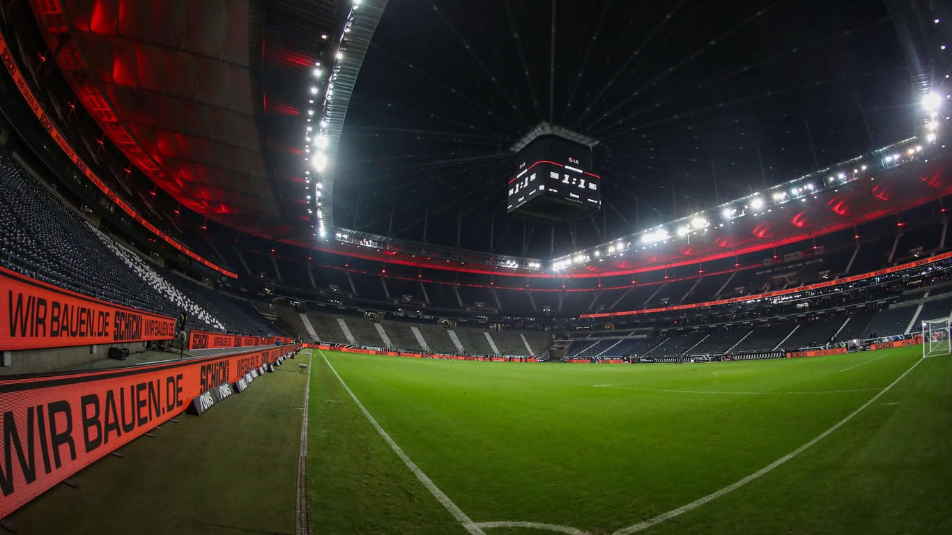 Das Stadion der Eintracht: Der Klub will dort das Finale der Europa League übertragen.