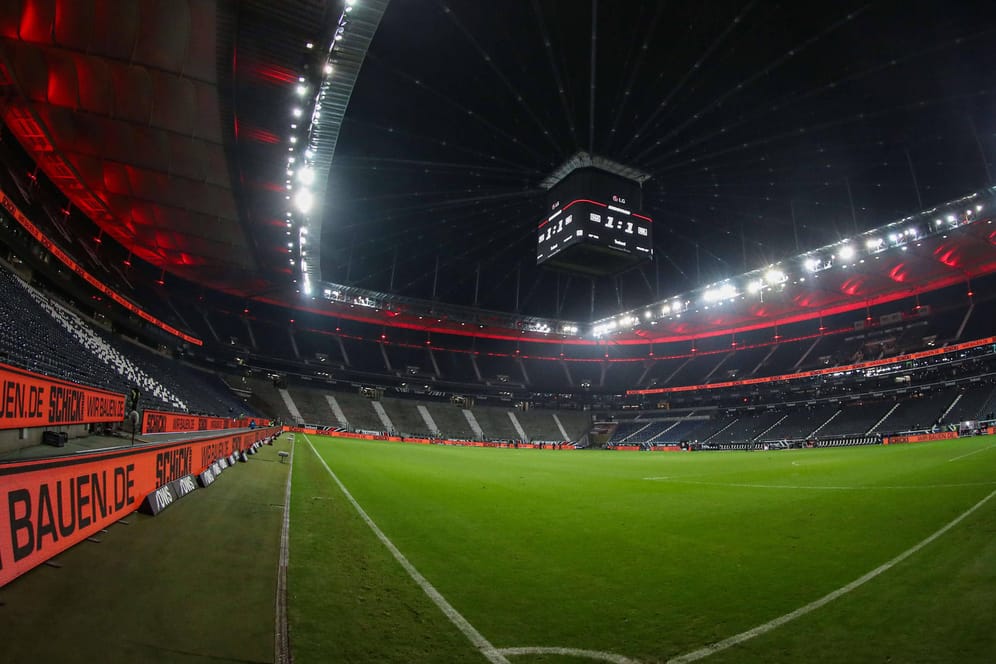 Das Stadion der Eintracht: Der Klub will dort das Finale der Europa League übertragen.
