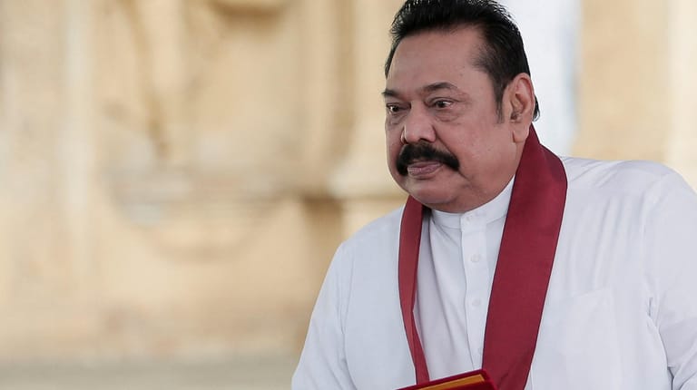 Mahinda Rajapaksa: Der bisherige Ministerpräsident habe seine Kündigung eingereicht, heißt es.