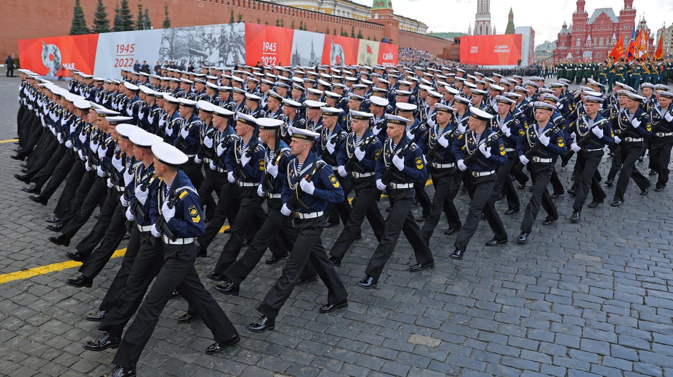 Militärparade in Moskau: Russland feiert am 9. Mai den "Tag des Sieges über Nazi-Deutschland".
