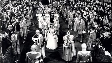 Queen Elizabeth II: Seen here at the State Opening of Parliament in 1964.