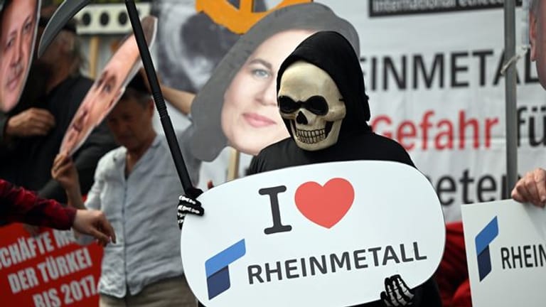 Demonstration gegen Rheinmetall