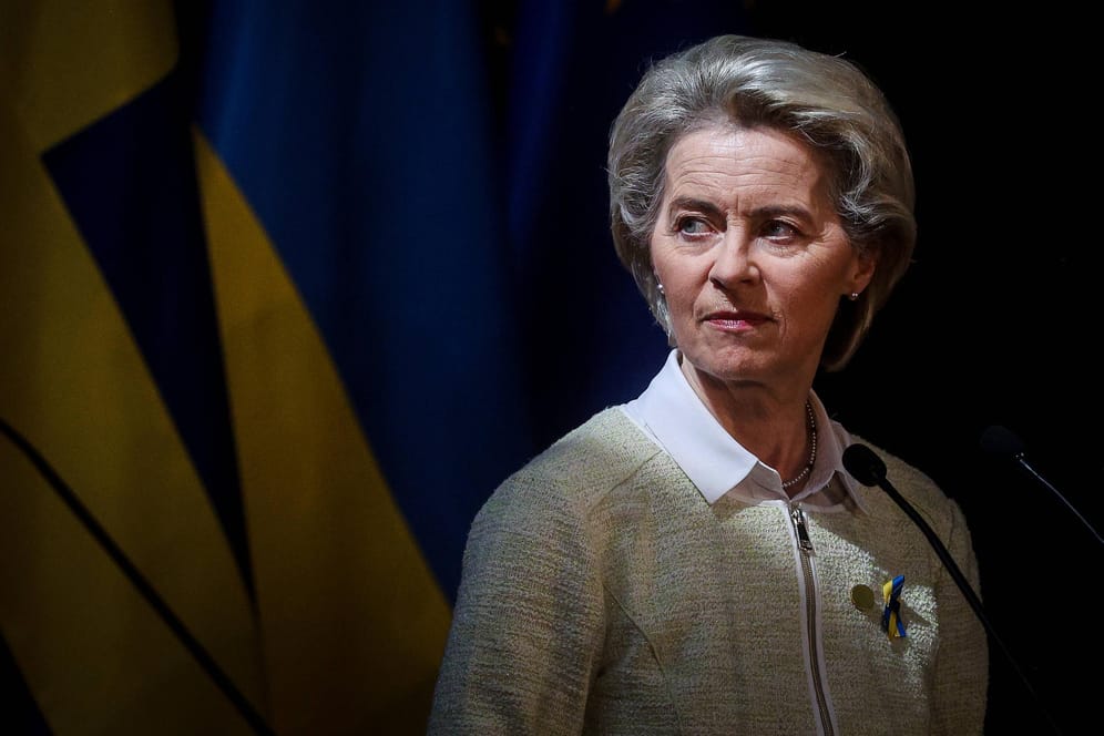 EU-Kommissionspräsidentin Ursula von der Leyen: Die Europäische Union ringt momentan um weitere Hilfen für die Ukraine.