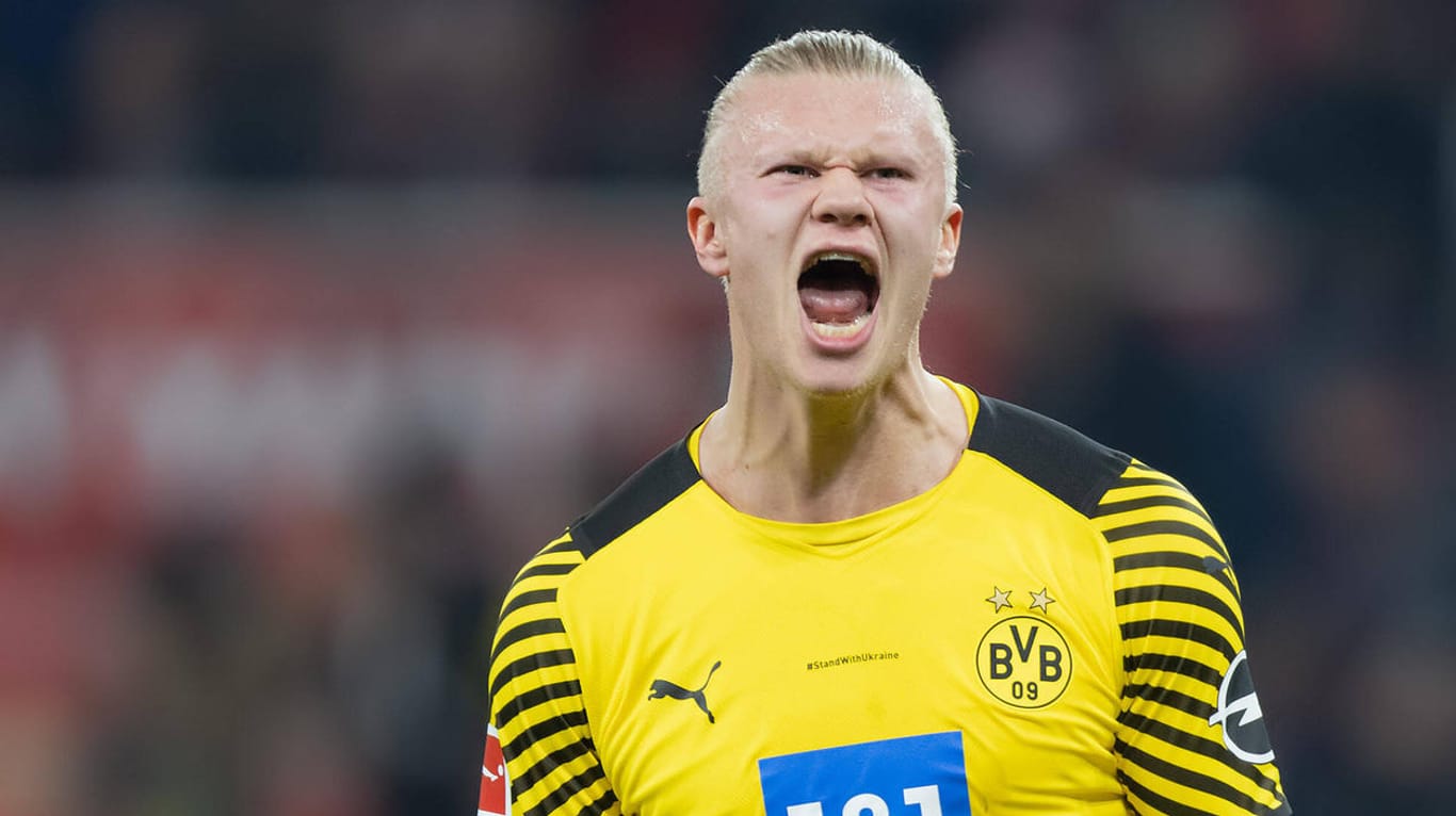 Erling Haaland: 2022/23 trägt der Norweger nicht mehr die Farben von Borussia Dortmund.