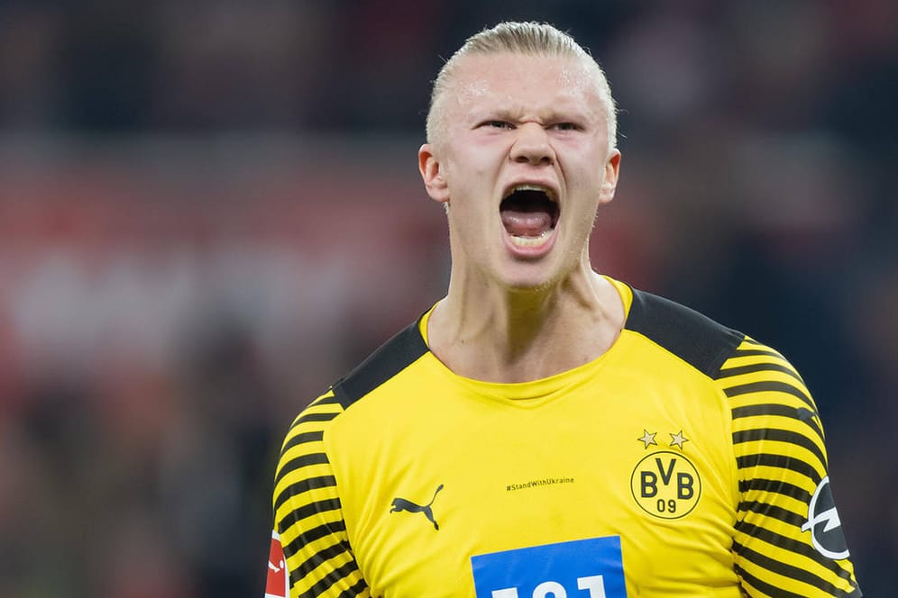Erling Haaland: 2022/23 trägt der Norweger nicht mehr die Farben von Borussia Dortmund.