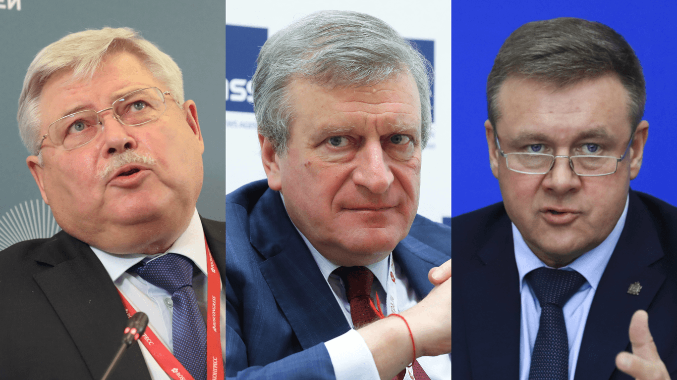 Sergej Schwatschkin, Igor Wassiljew und Nikolai Ljubimow: Alle drei traten am Dienstag zurück oder erklärten, nicht mehr für eine neue Amtszeit zur Verfügung zu stehen.
