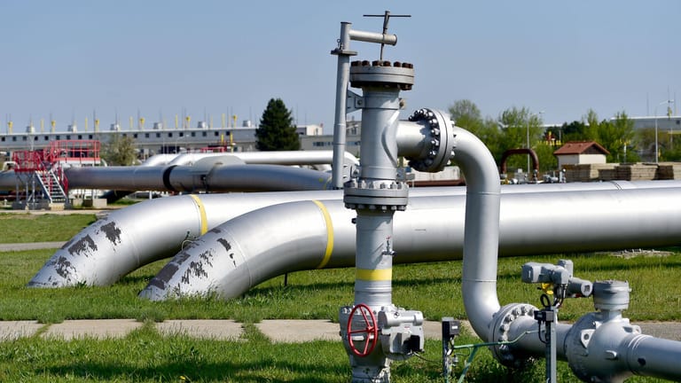 Eine Gaskompressorstation in Tschechien (Symbolbild): Die Ukraine hat eine wichtige Anlage geschlossen – angeblich wegen des Krieges.