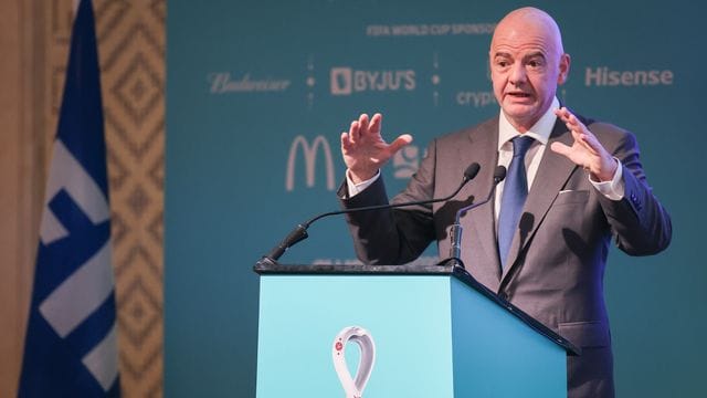 FIFA-Präsident Gianni Infantino verteidigt den WM-Gastgeber Katar.