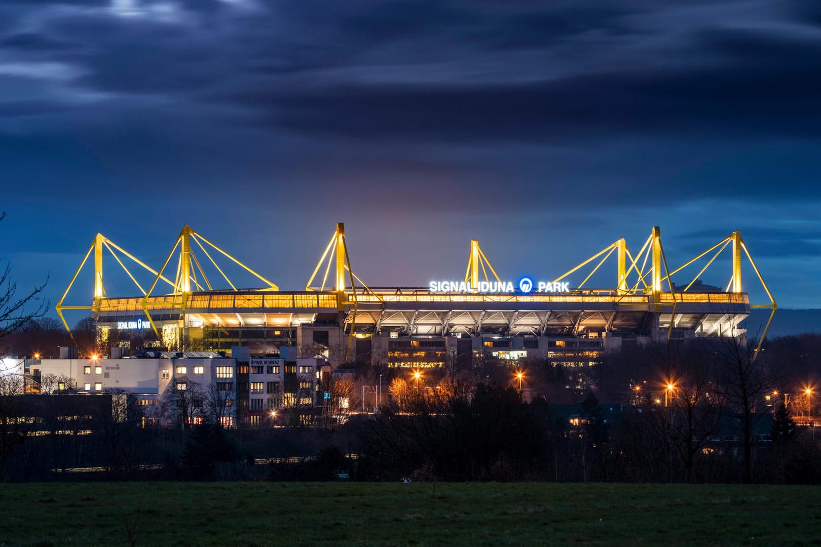 Signal Iduna Park in Dortmund (Archivbild): Insgesamt sechs Spiele finden hier während der EM 2024 statt.