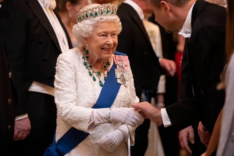 Dezember 2019: Queen Elisabeth bei einem Empfang für die Mitglieder des diplomatischen Korps.