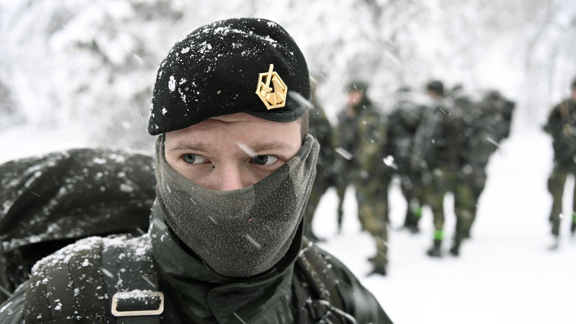 Schwedischer Soldat auf Gotland: Das Land könnte demnächst in die Nato eintreten. (Archivfoto)