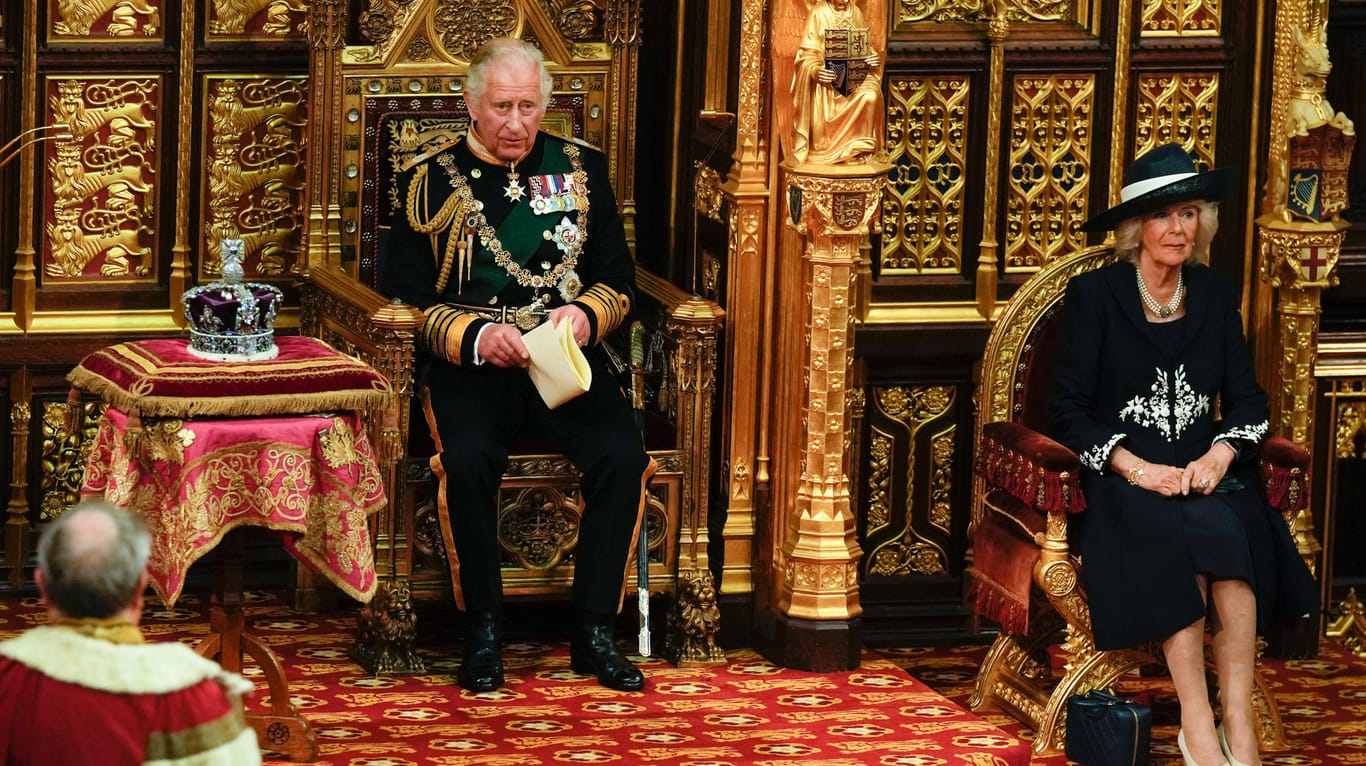 Prinz Charles: Der Sohn der Queen nahm stattdessen an der Parlamentseröffnung teil.