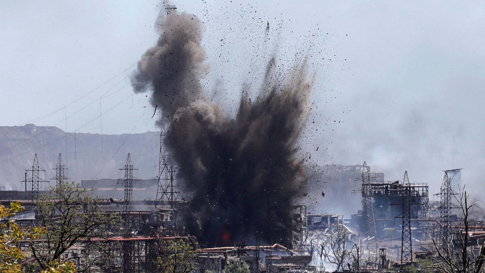 Asowstal-Werk: Letzte Bastion der Ukrainer in Mariupol.