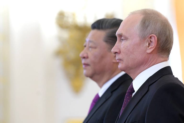 Xi Jinping und Wladimir Putin: China wird Russland auch in der Zukunft stützen, sagt Experte Klaus Mühlhahn.