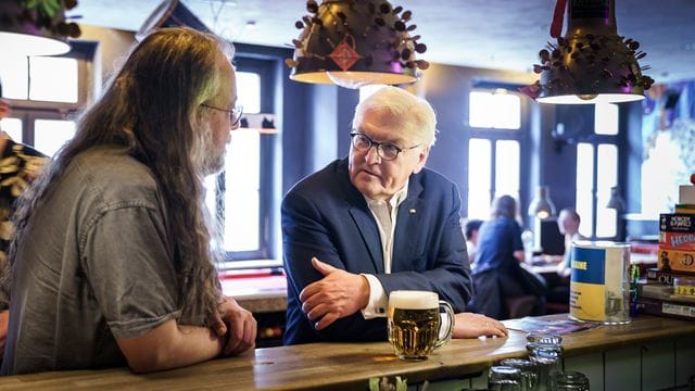 Steinmeier setzt seinen Aufenthalt in Quedlinburg fort