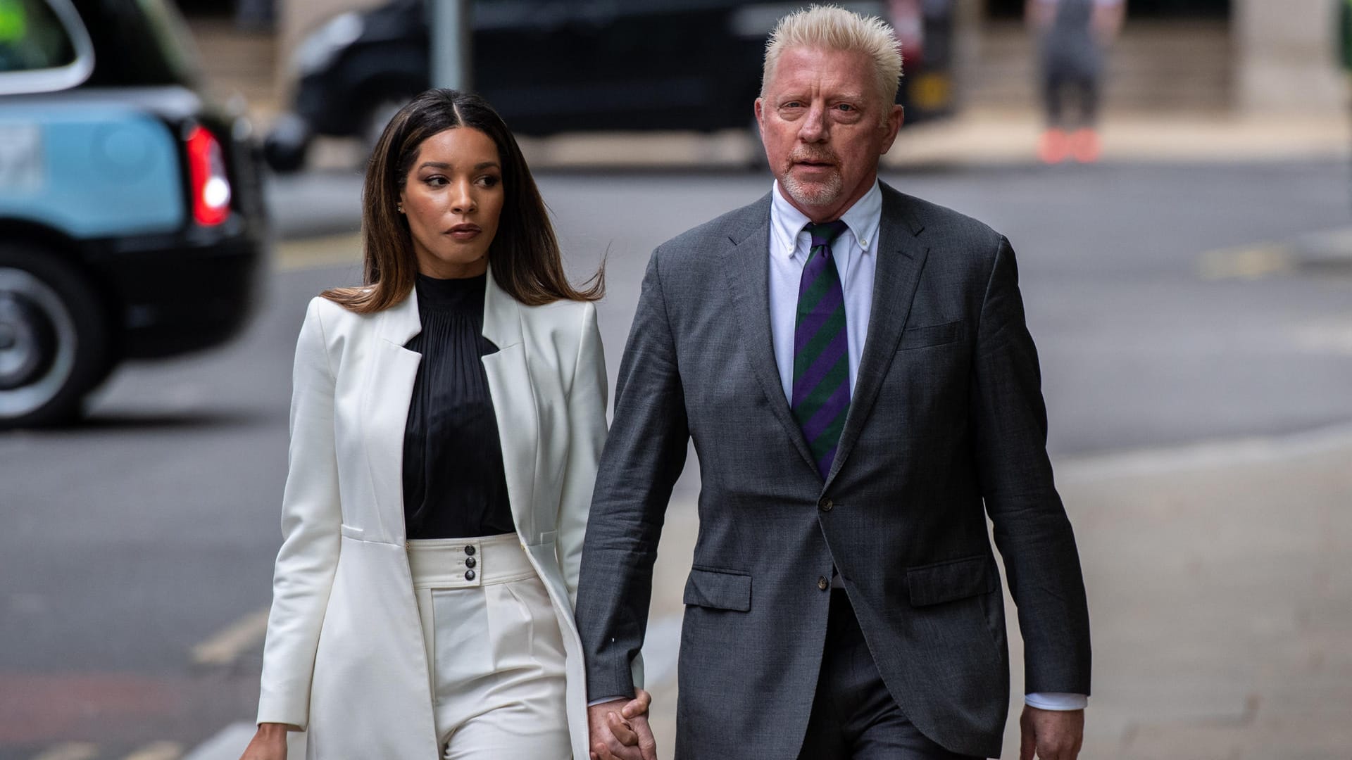 Lilian de Carvalho Monteiro und Boris Becker: Das Paar kam am 29. April 2022 zusammen zur Strafmaßverkündung.