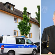 Das Wohnhaus des 16-Jährigen und Herbert Reul, Innenminister von NRW (Montage): Die Polizei hat in Essen offenbar einen Anschlag verhindert.