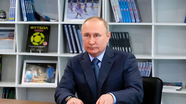 Russlands Präsident Putin Russlands Präsident Putin