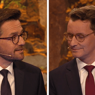 SPD-Spitzenkandidat Thomas Kutschaty und CDU-Spitzenkandidat Hendrik Wüst: Der große Knall blieb im TV Duell aus.