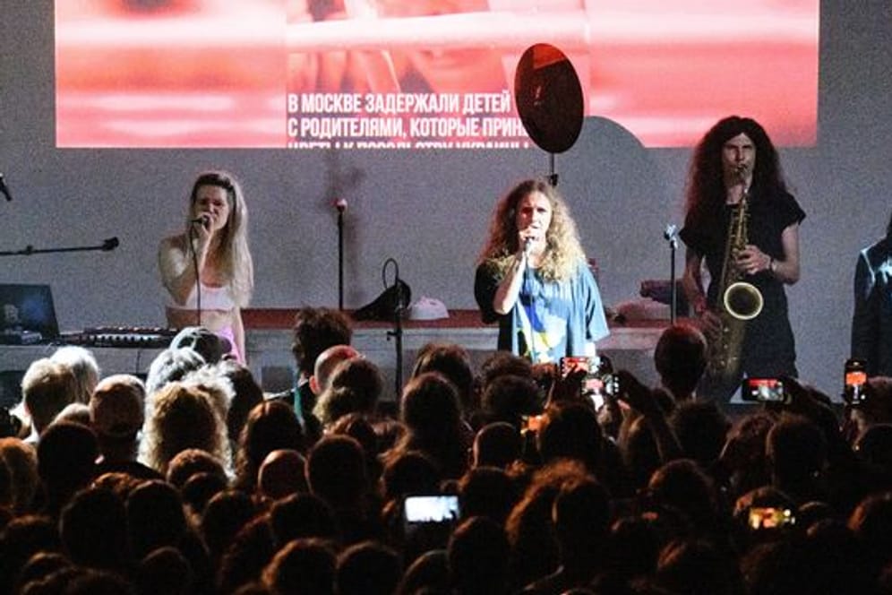 Konzert von Pussy Riot in Berlin