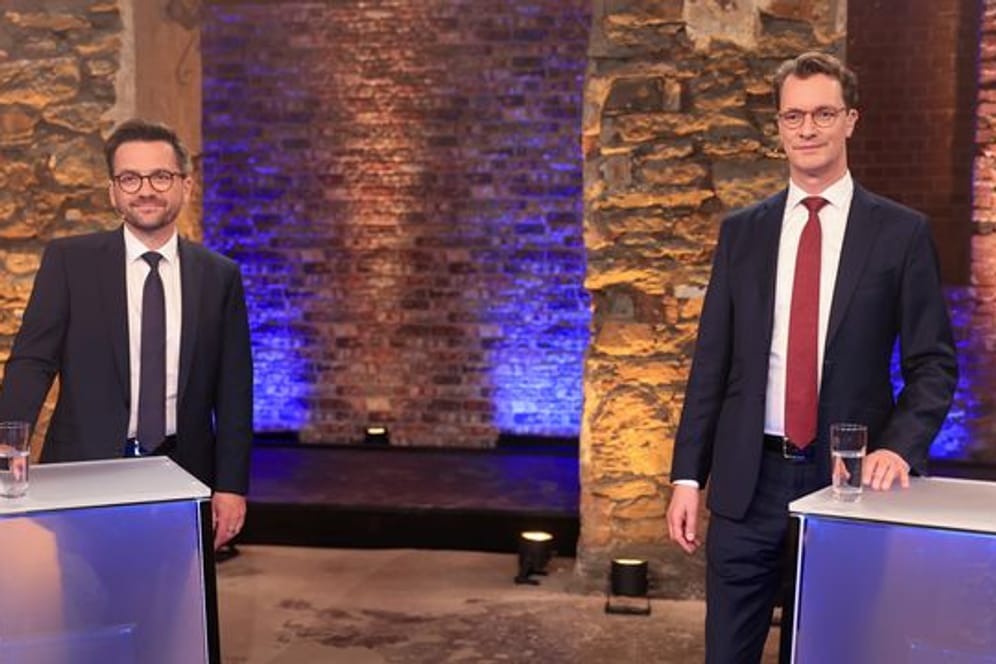 Thomas Kutschaty (SPD) und Hendrik Wüst (CDU)