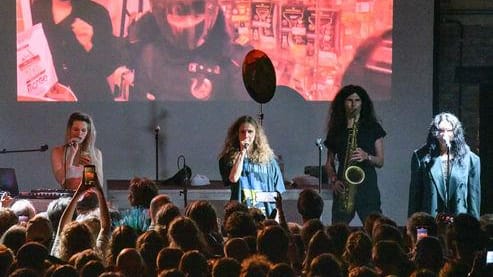 Das Konzert der kremlkritischen und feministischen Band Pussy Riot im Funkhaus Berlin (Archivbild): Die 33-Jährige Aljochina war erst vor kurzem aus Russland geflohen.