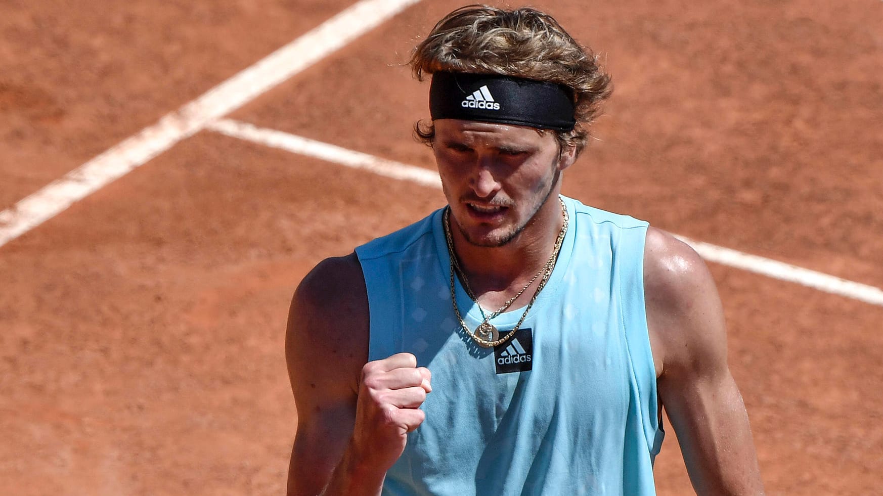 Alexander Zverev: Der Deutsche steht im Halbfinale von Rom.