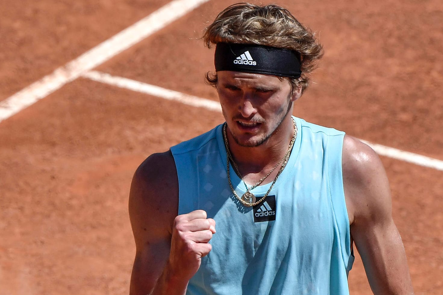 Alexander Zverev: Der Deutsche steht im Halbfinale von Rom.