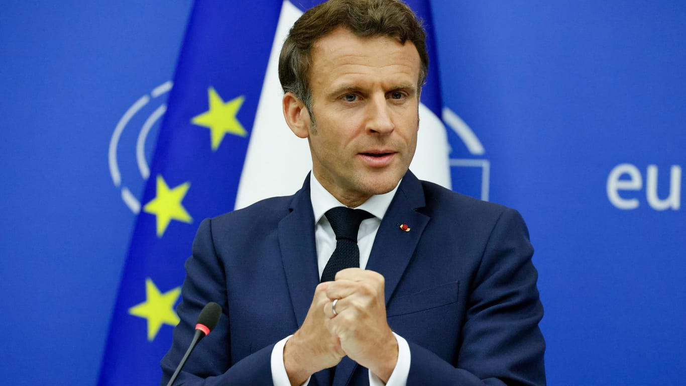 Macron in Straßburg: Er will eine EU, die handlungsfähiger ist.