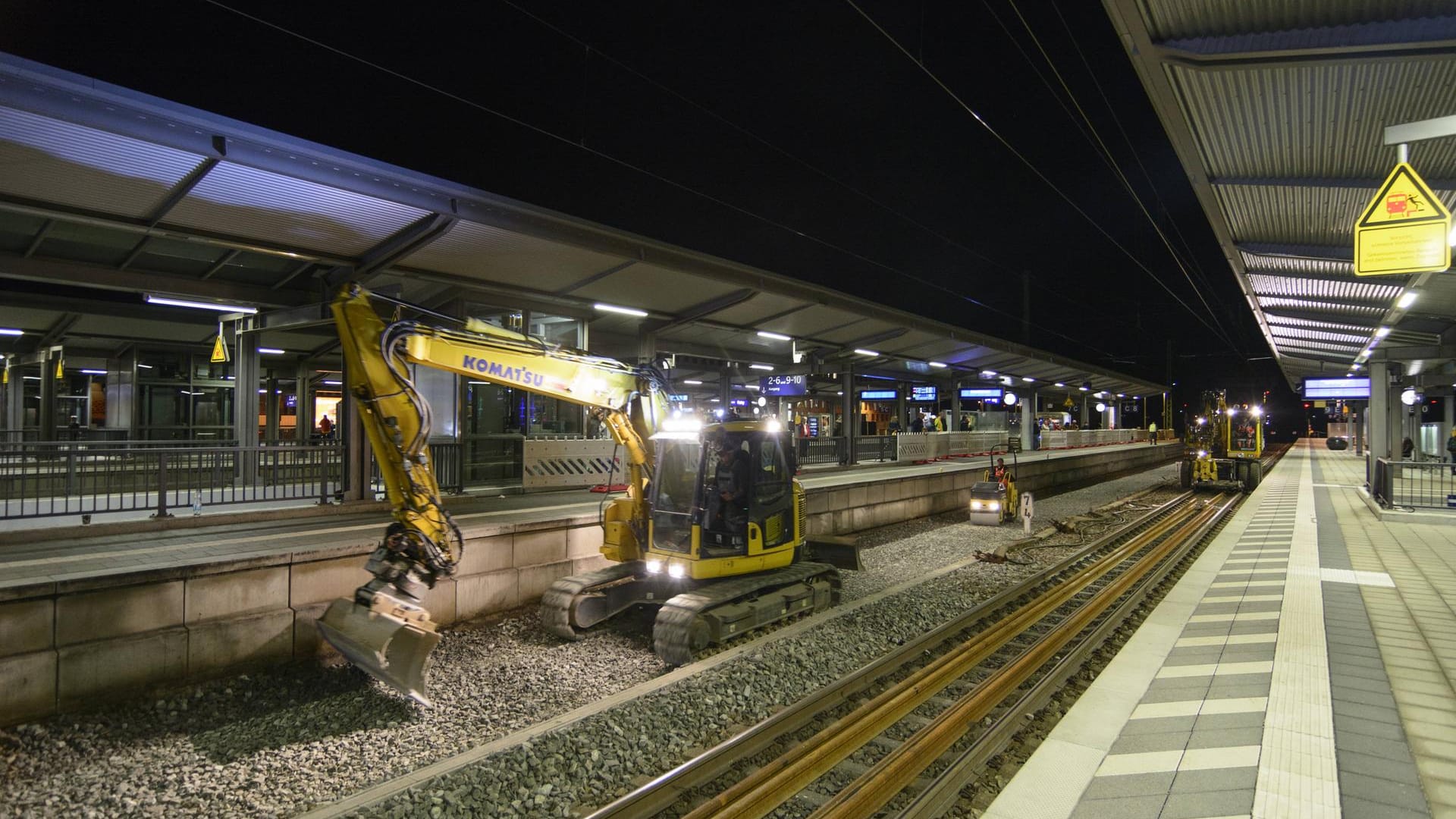 Gleisbauarbeiten im Bahnhof München Pasing (Archivbild): Mehr Platz und pünktlichere Züge. Gleisbauarbeiten im Bahnhof München Pasing (Archivbild): Mehr Platz und pünktlichere Züge.