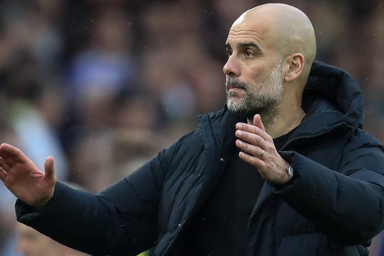 Pep Guardiola: Der Spanier war auf zwei Ex-Akteure Manchester Uniteds nicht gut zu sprechen.