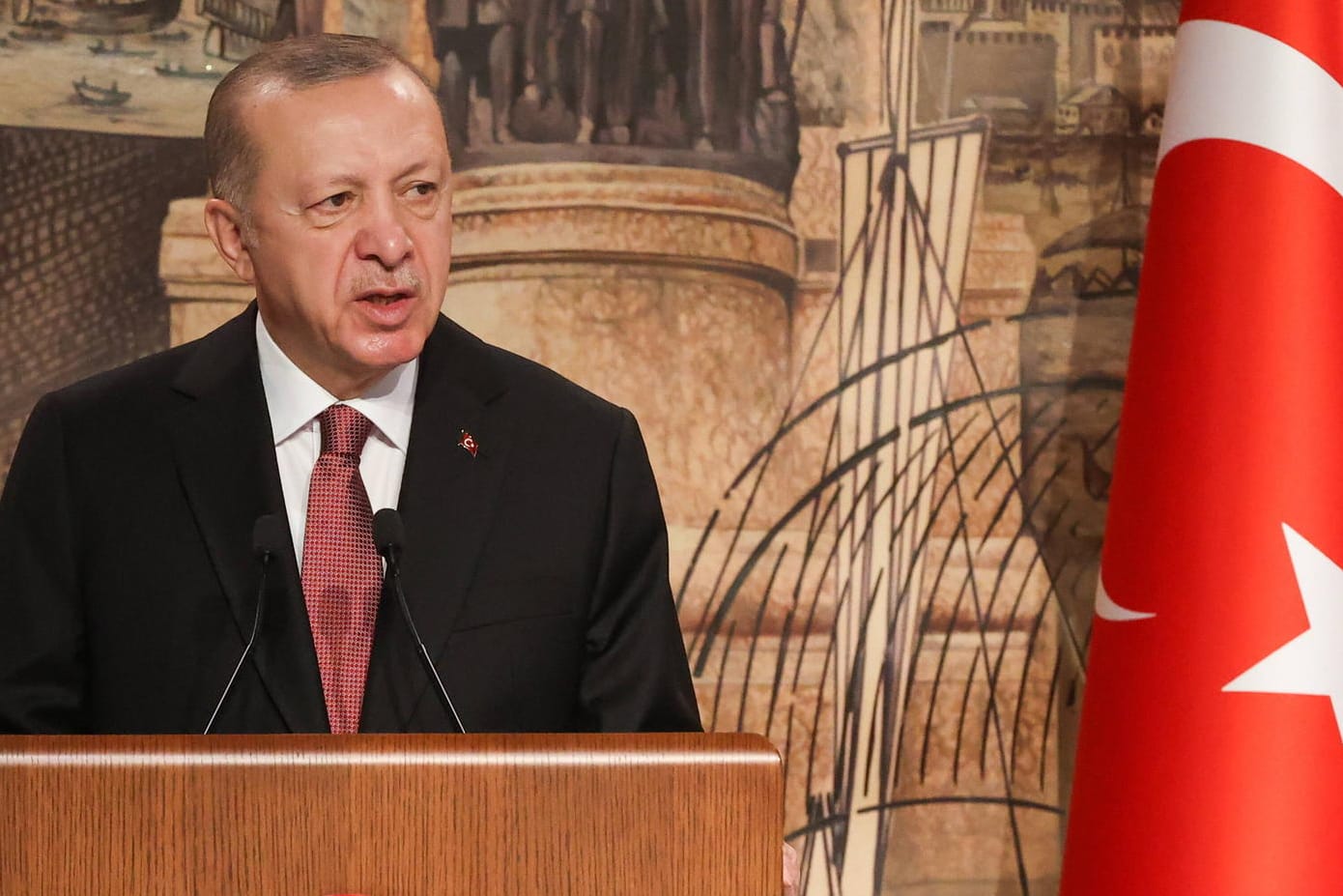 Der türkische Präsident Recep Tayyip Erdoğan: In seinen Augen gehen Schweden und Finnland nicht entschieden genug gegen PKK oder Gülen-Bewegung vor.