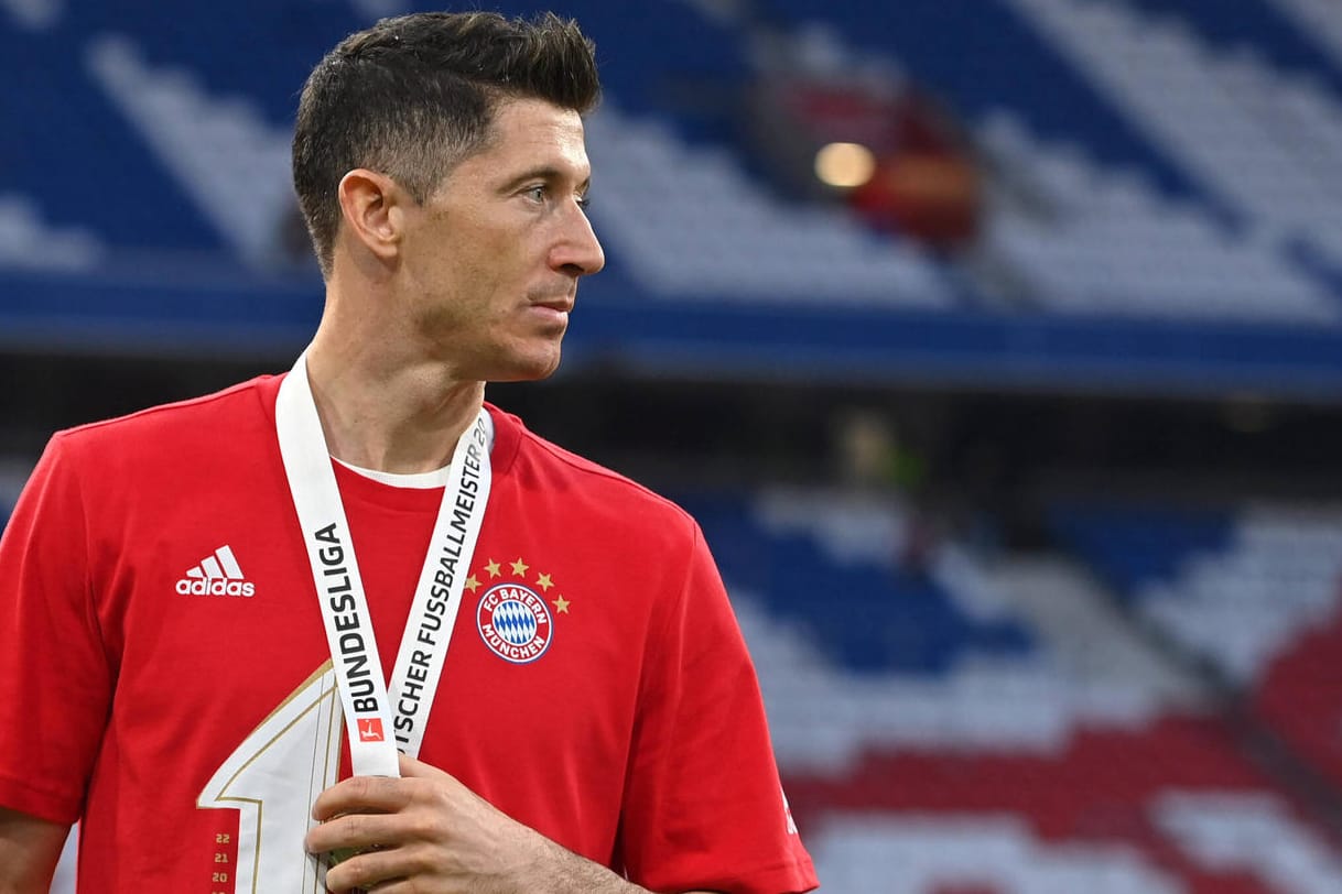 Robert Lewandowski: Der Bayern-Stürmer ist auf dem Wunschzettel des FC Barcelona.