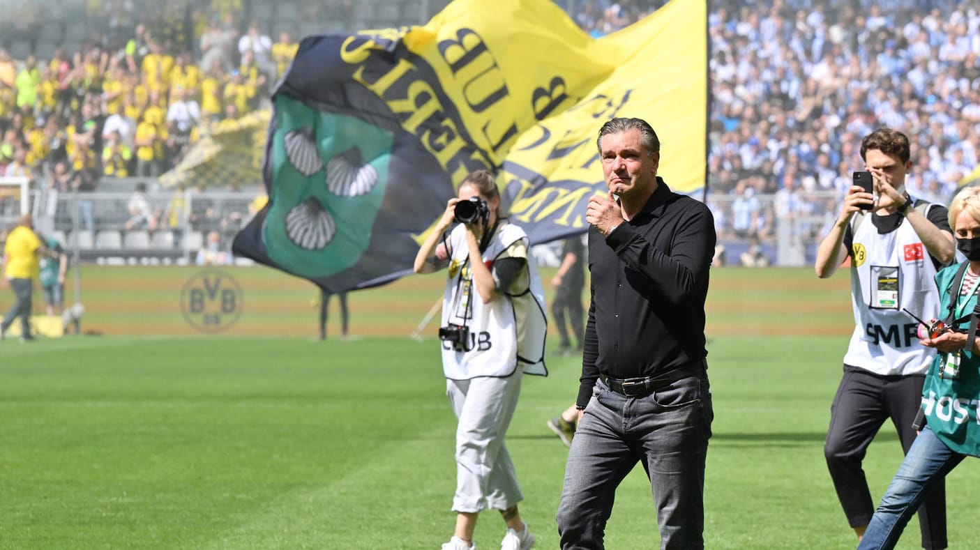 Michael Zorc: Der Manager des BVB feierte gegen Hertha BSC seinen Abschied.