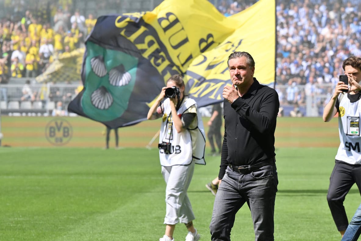 Michael Zorc: Der Manager des BVB feierte gegen Hertha BSC seinen Abschied.