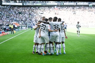 Gladbach: Borussia ended the season with a 5-1 win.