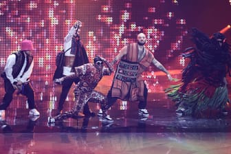 Eurovision Song Contest: Für die Ukraine trat die Band Kalush Orchestra an.