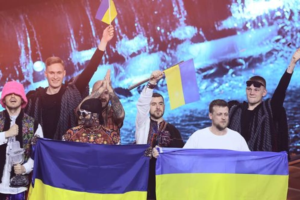 Wie erwartet: Das Kalush Orchestra aus der Ukraine hat den ESC gewonnen.