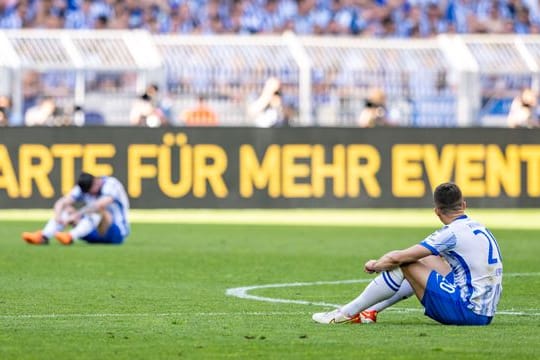 Hertha BSC muss in die Relegation.