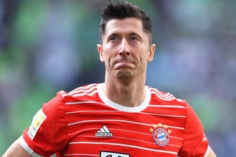 Robert Lewandowski am Samstag beim Spiel in Wolfsburg: Letzter Auftritt im Bayern-Trikot?