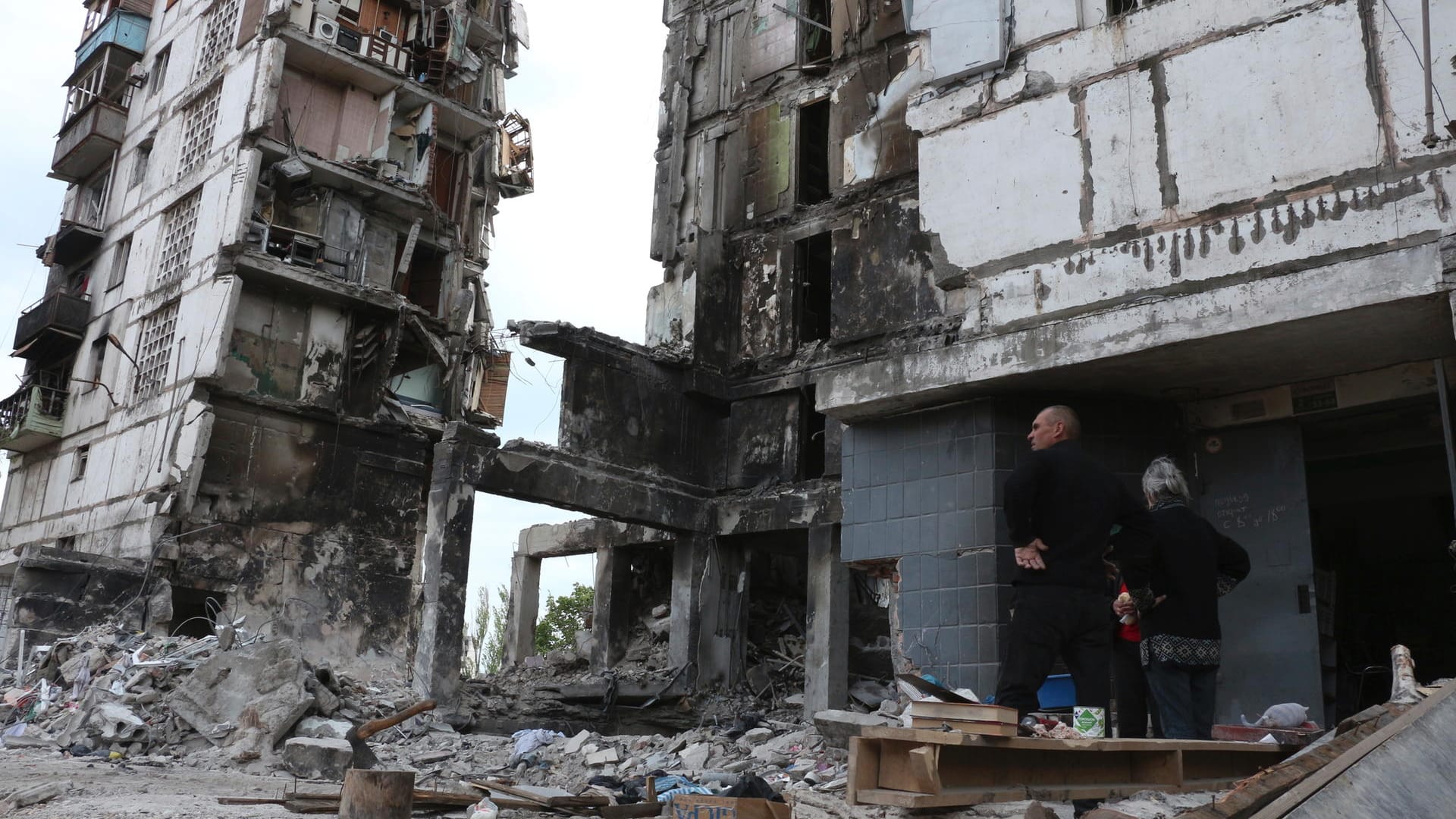 Zerstörung in Mariupol: Die Ukraine wirft Russland vor, Phosphorbomben eingesetzt zu haben. Zerstörung in Mariupol: Die Ukraine wirft Russland vor, Phosphorbomben eingesetzt zu haben.
