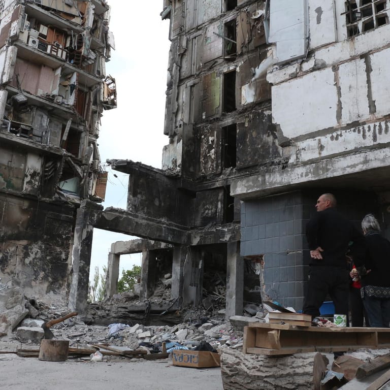 Zerstörung in Mariupol: Die Ukraine wirft Russland vor, Phosphorbomben eingesetzt zu haben.