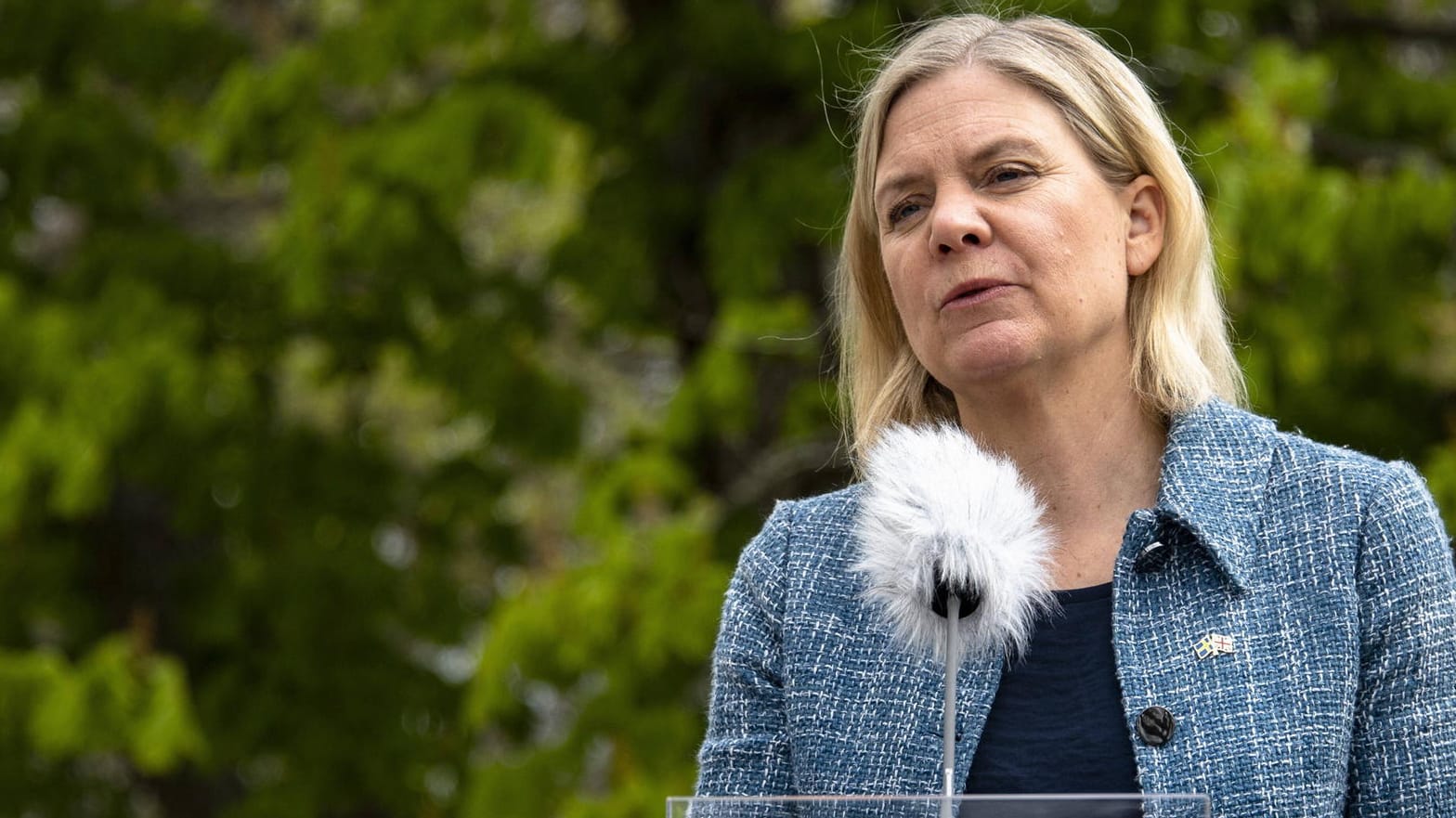 Ministerpräsidentin Magdalena Andersson: Ihre Regierung dürfte in Kürze das offizielle Beitrittsgesuch einreichen. Ministerpräsidentin Magdalena Andersson: Ihre Regierung dürfte in Kürze das offizielle Beitrittsgesuch einreichen.