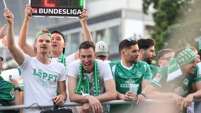 Werder Bremen - Aufstiegsfeier Werder Bremen - Aufstiegsfeier