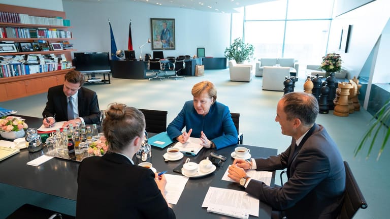 t-online-Interview mit Kanzlerin Merkel im November 2018 …