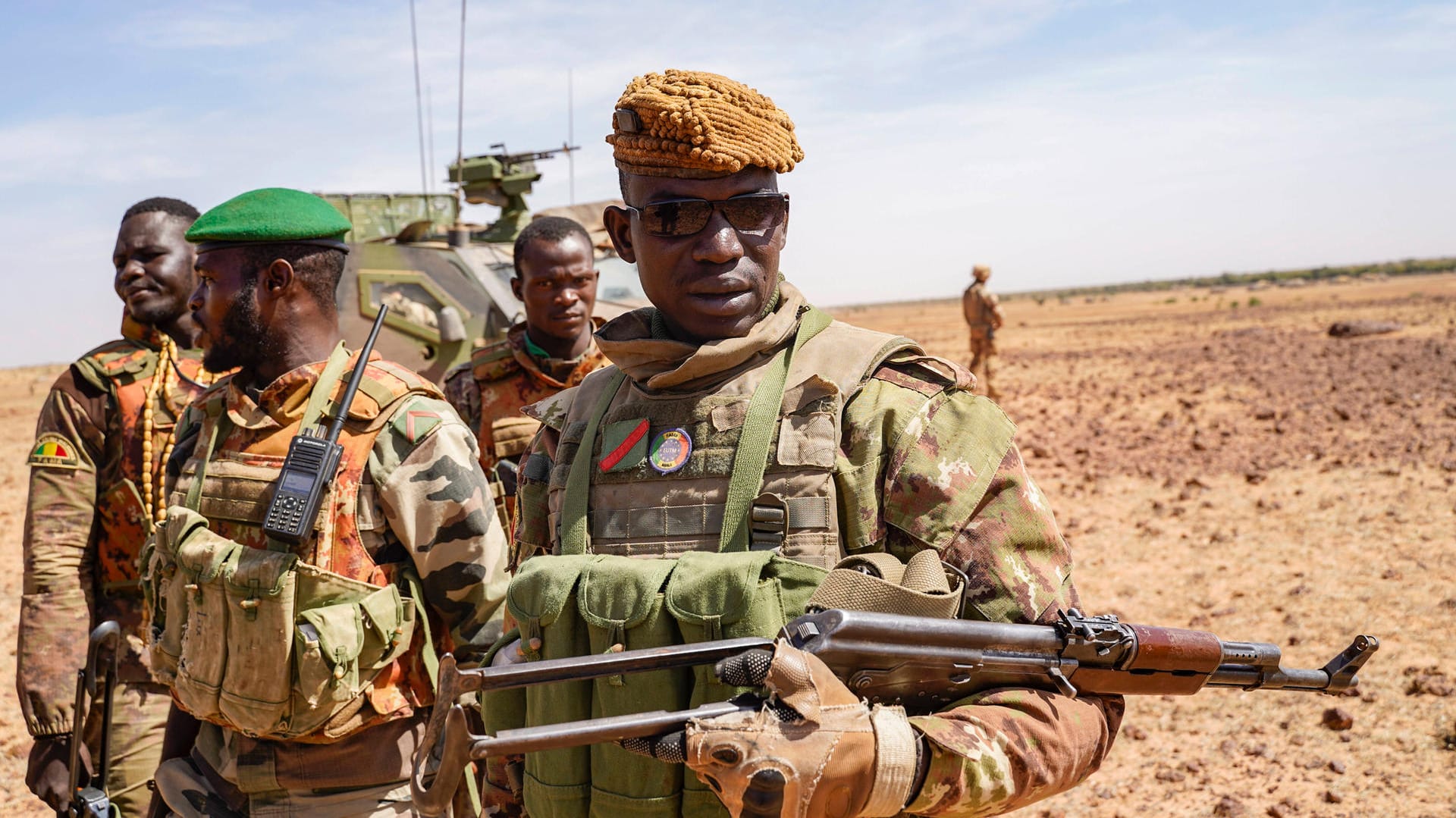 Bewaffnete Soldaten aus Mali: Das westafrikanische Krisenland will sich aus dem Sahelstaaten-Verbund G5 zurückziehen.